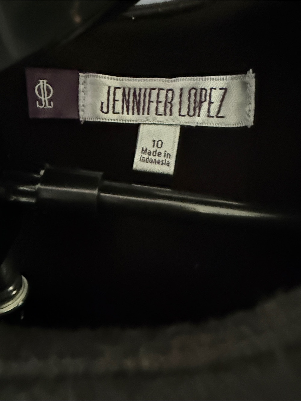 Jennifer Lopez SZ10 Black Belted Sheath Dress - Picture 7 of 8